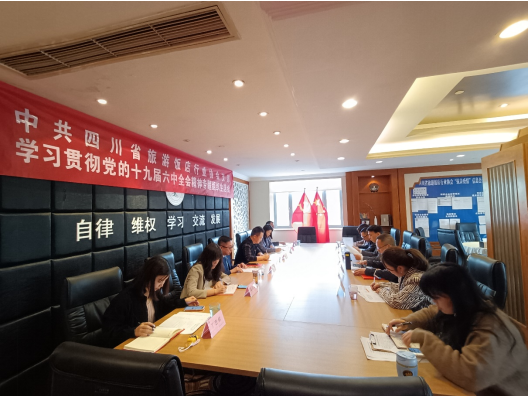 中共四川省旅游饭店行业协会支部召开学习贯彻党的十九届六中全会精神专题组织生活会